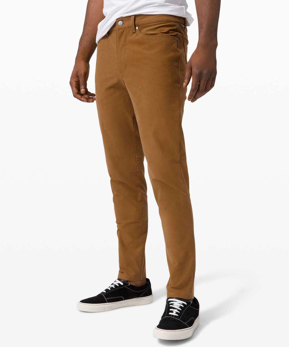 Lululemon ABC Pant Slim Utilitech Brown Men's Size 28 x 29 Excellent Condition
